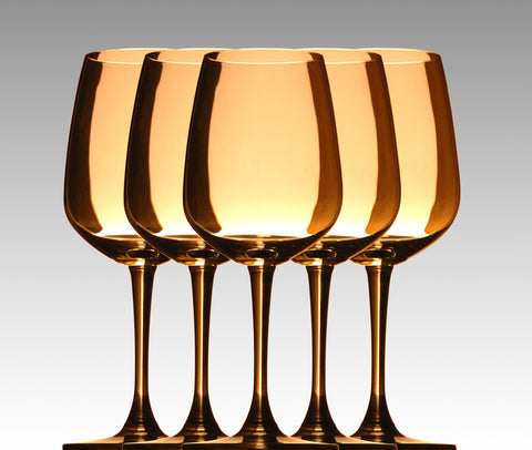 Coloured Wine Glasses